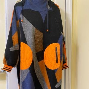 Vintage Mid Calf Retro Wool Jacket